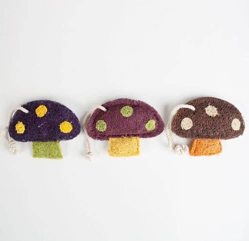 Mushroom Loofah Scrubber