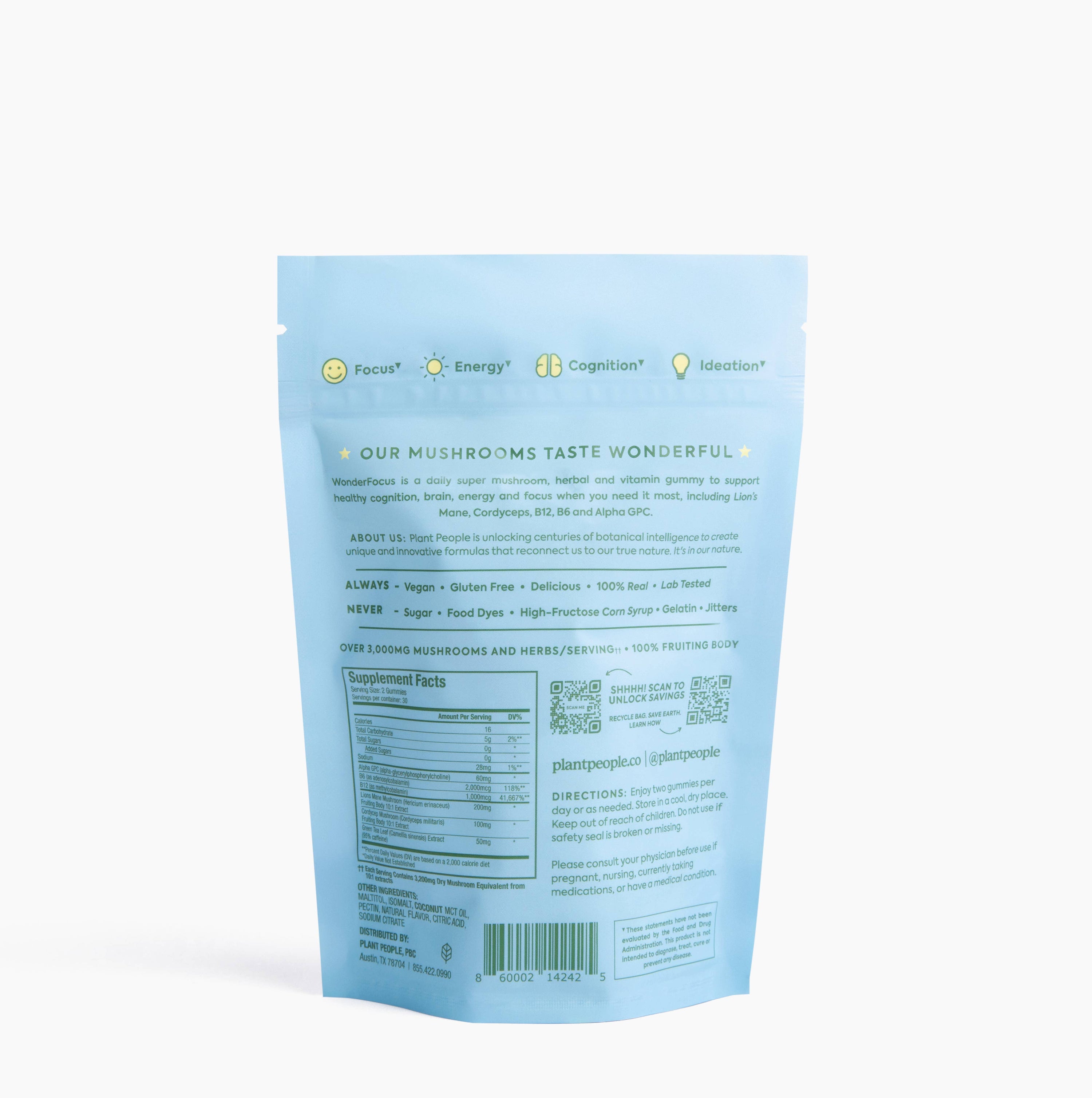 WonderFocus - Super Mushroom Gummies,