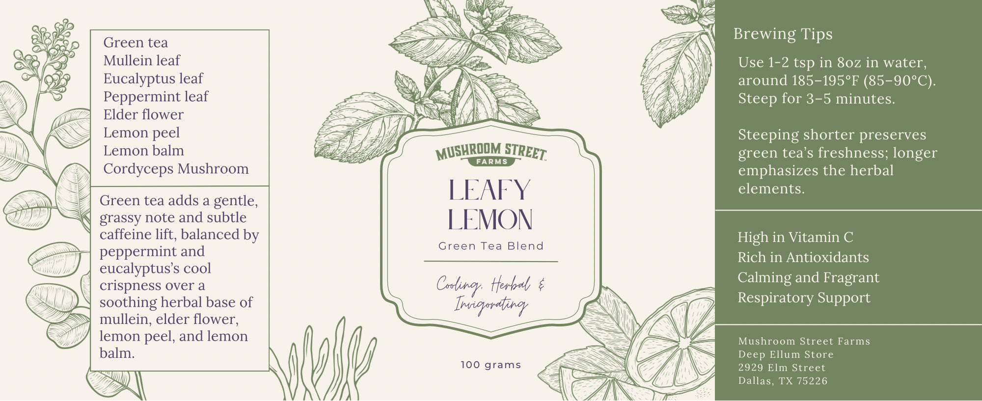 Leafy Lemon Tea Blend