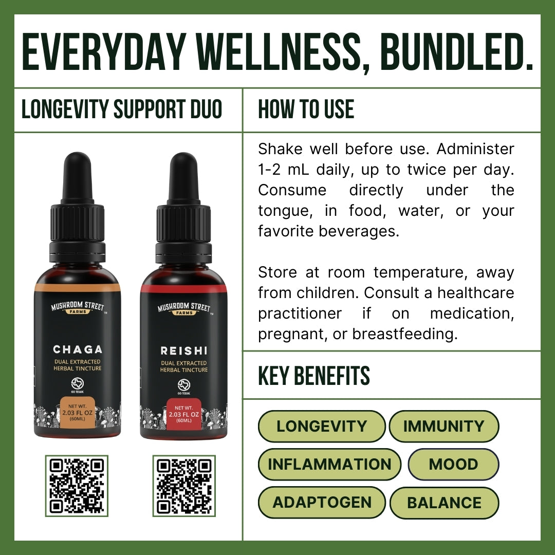 Endure and Thrive Tincture Bundle Product Info