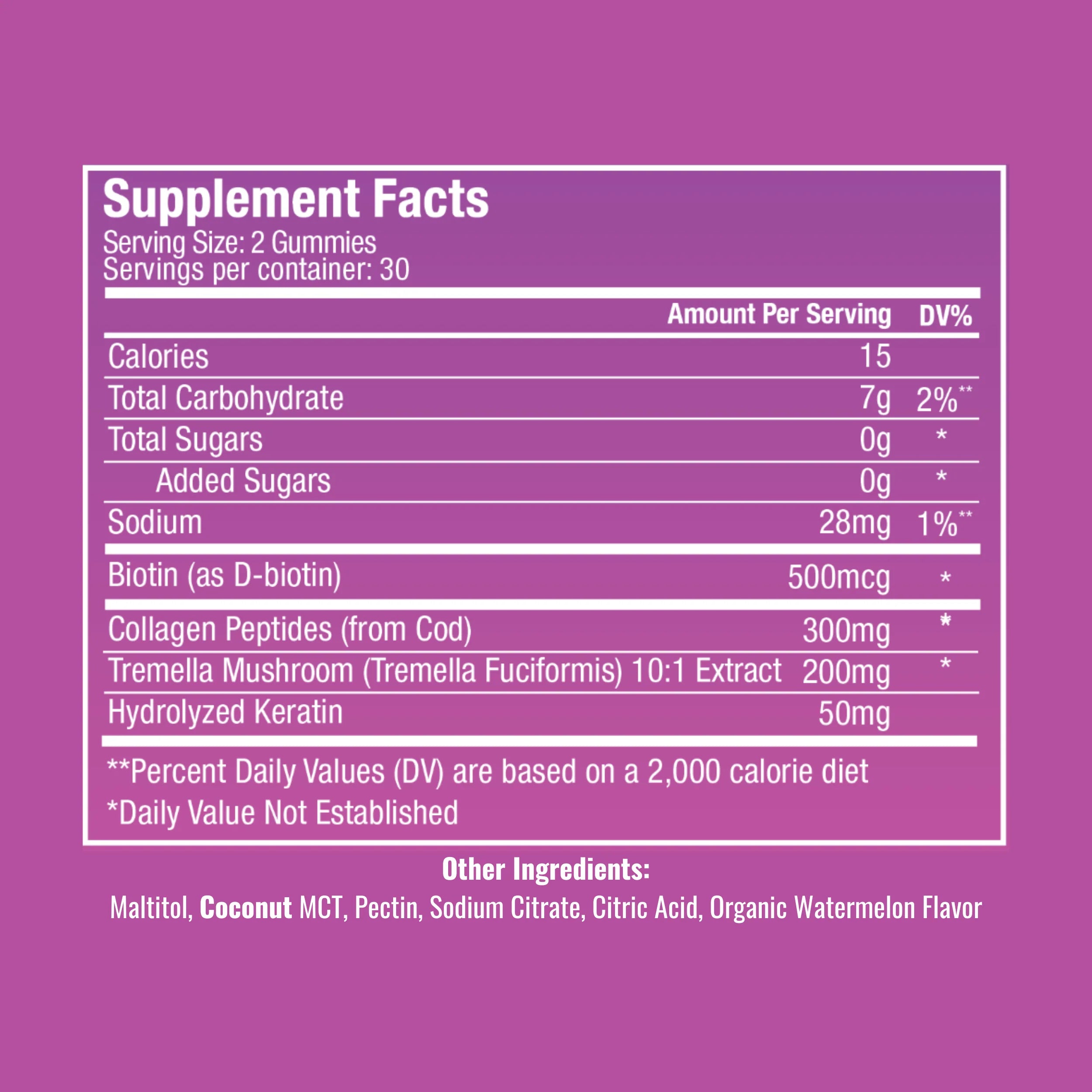 WonderBeauty - Hair, Skin & Nails Rejuvenation Gummies