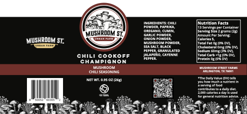 Chili Cookoff Champignon