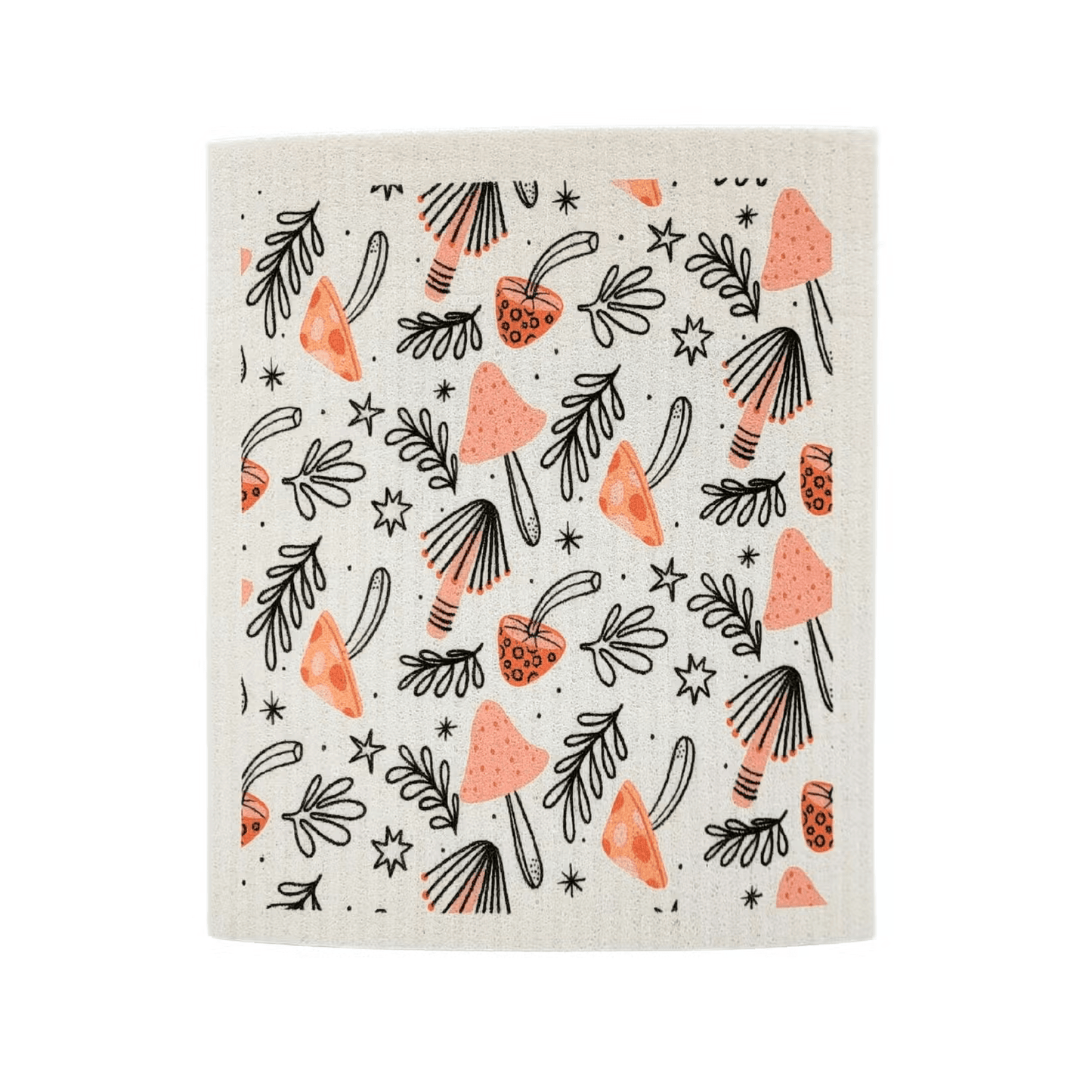 Mushroom Swedish Dishcloth