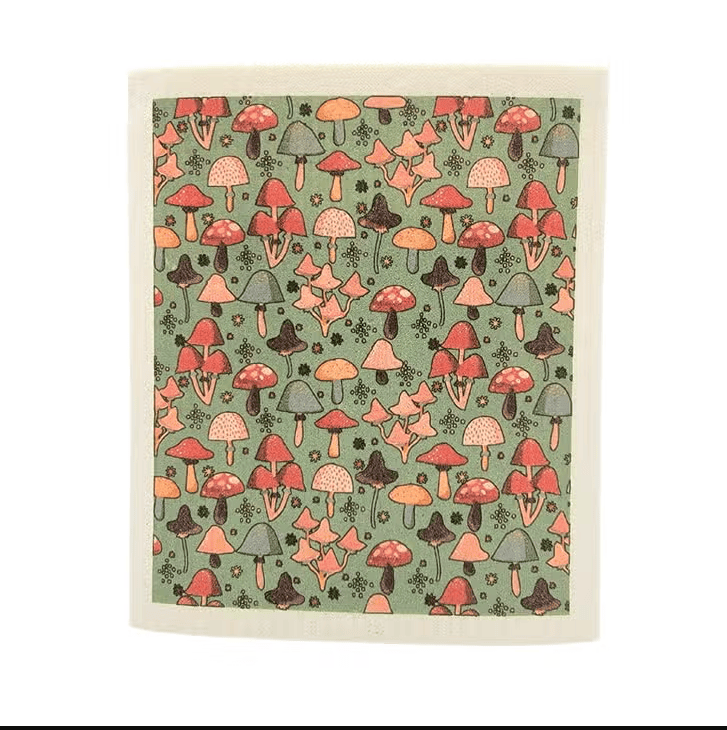 Mushroom Swedish Dishcloth