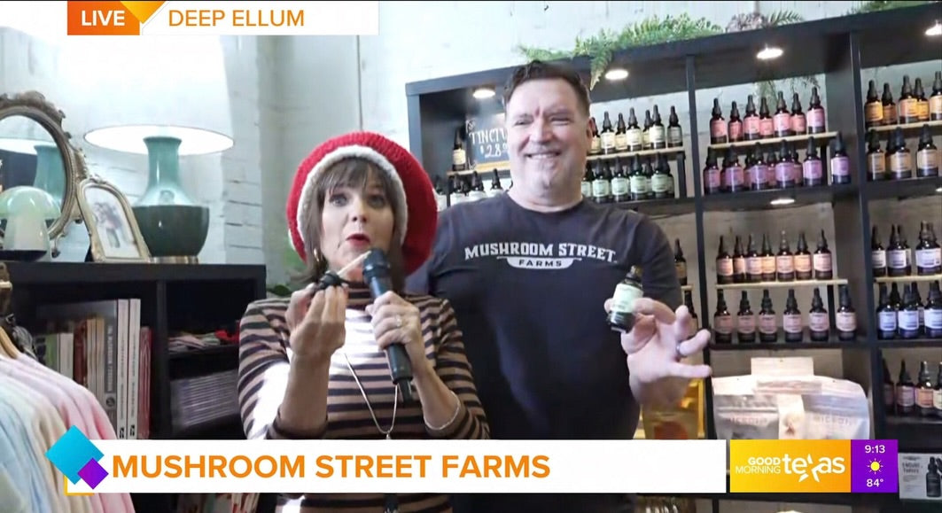 Mushroom Street Farms Featured on WFAA’s Good Morning Texas