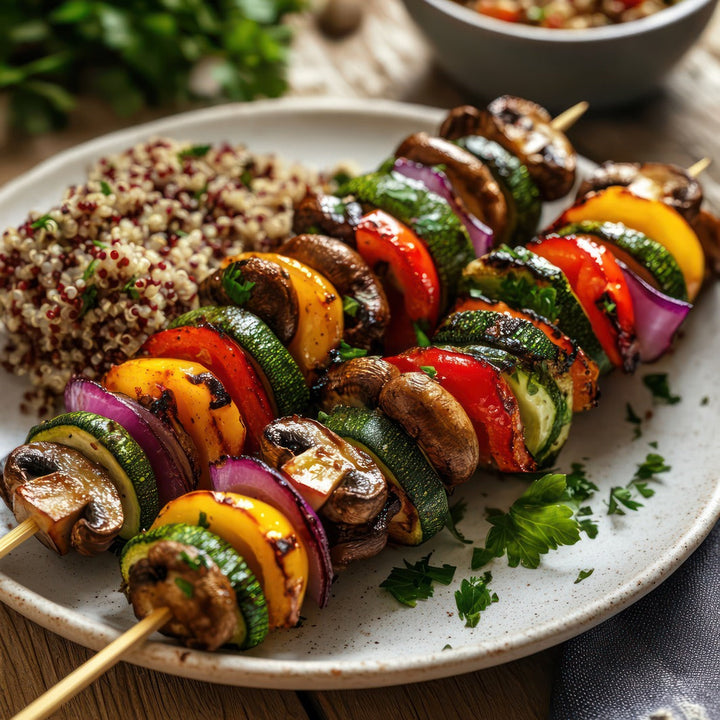Grilled Mushroom Skewers