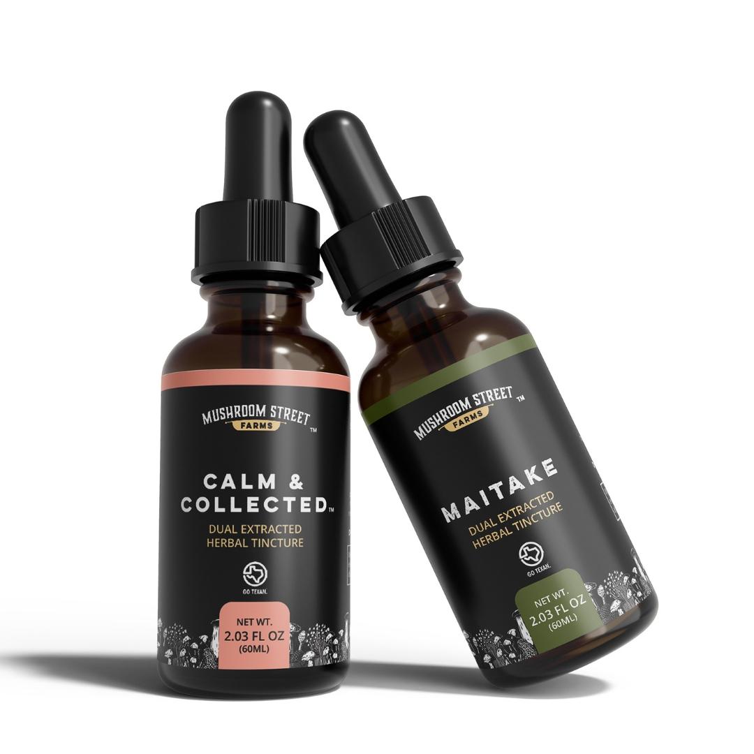 Relax + Recharge | Anxiety Support Tincture Bundle