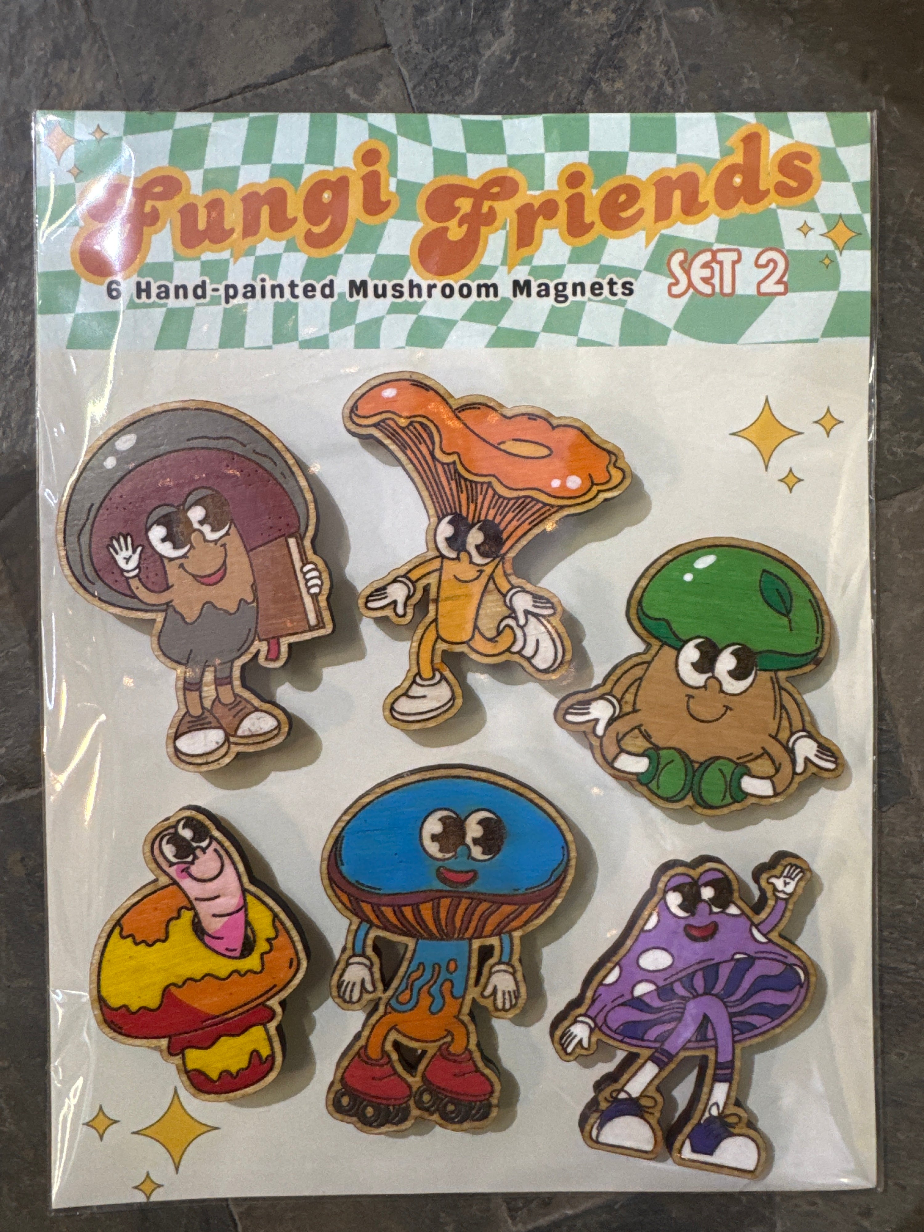 Fungi Friends Mushroom Magnets (Set 1)