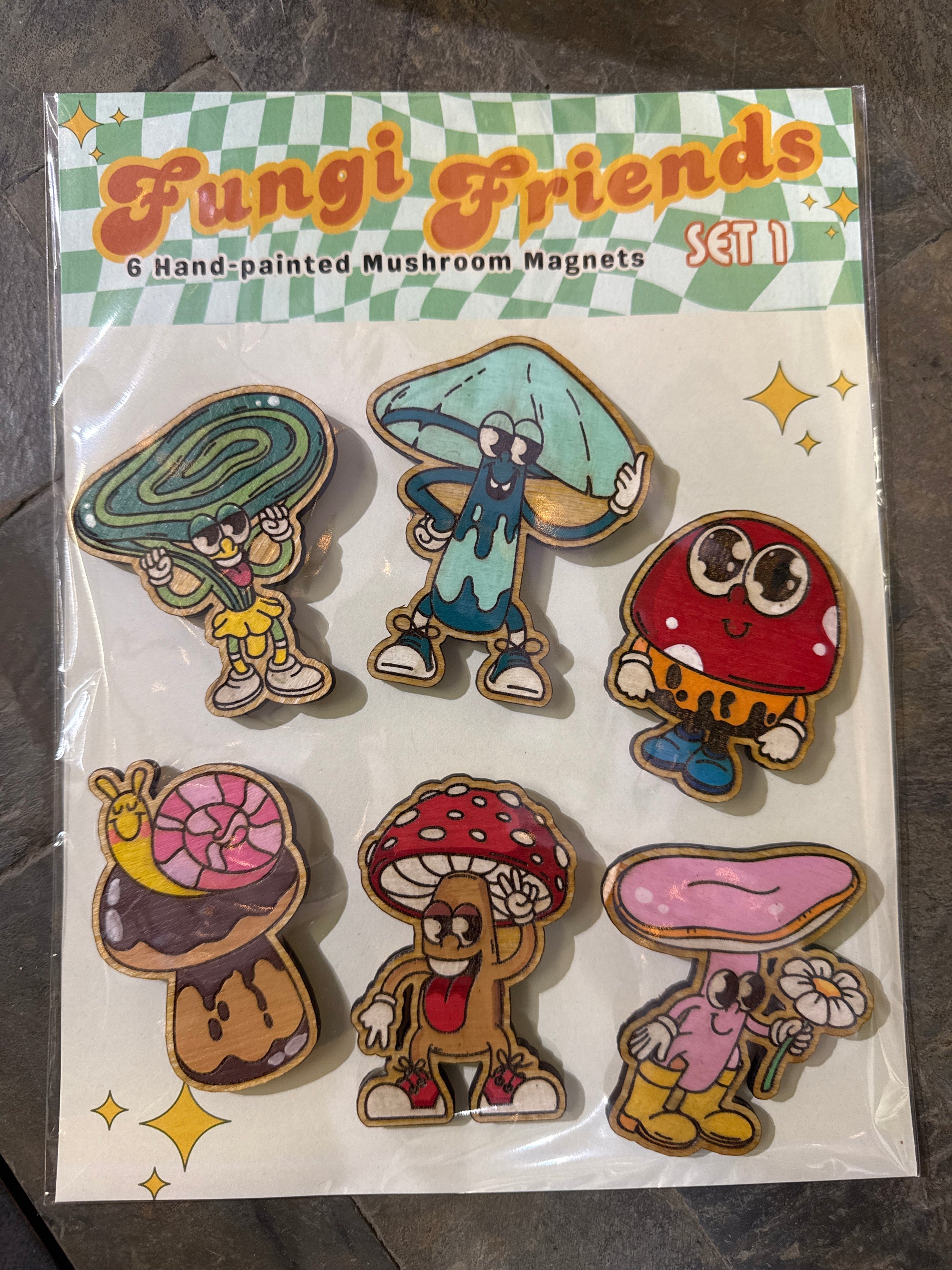 Fungi Friends Mushroom Magnets (Set 1)