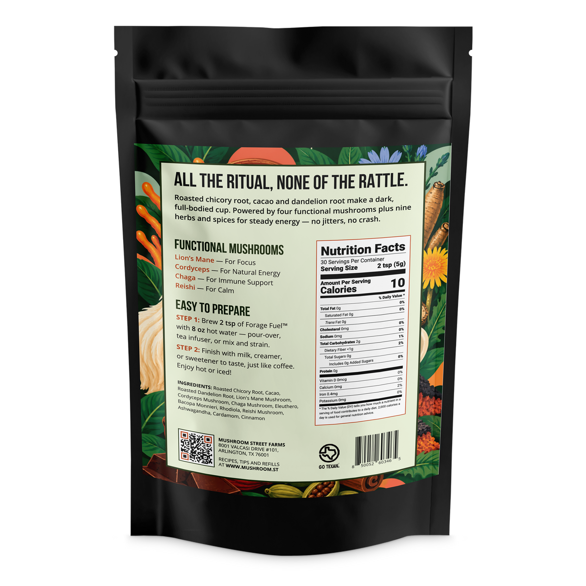 Forage Fuel | Functional Mushroom Coffee Alternative