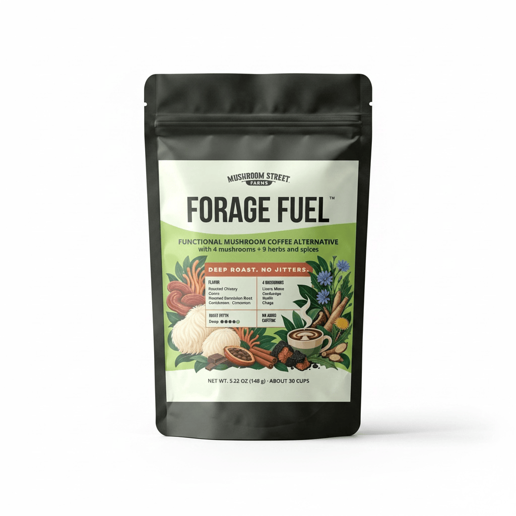 Forage Fuel | Adaptogenic Mushroom Coffee Replacement