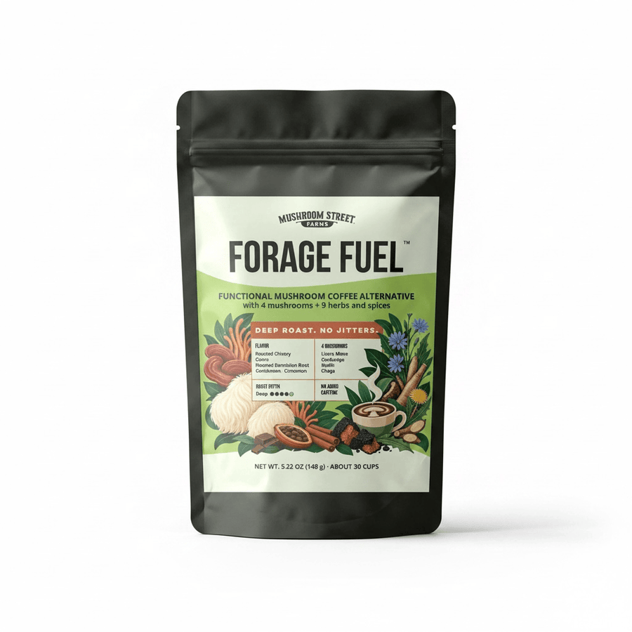Forage Fuel | Adaptogenic Mushroom Coffee Replacement