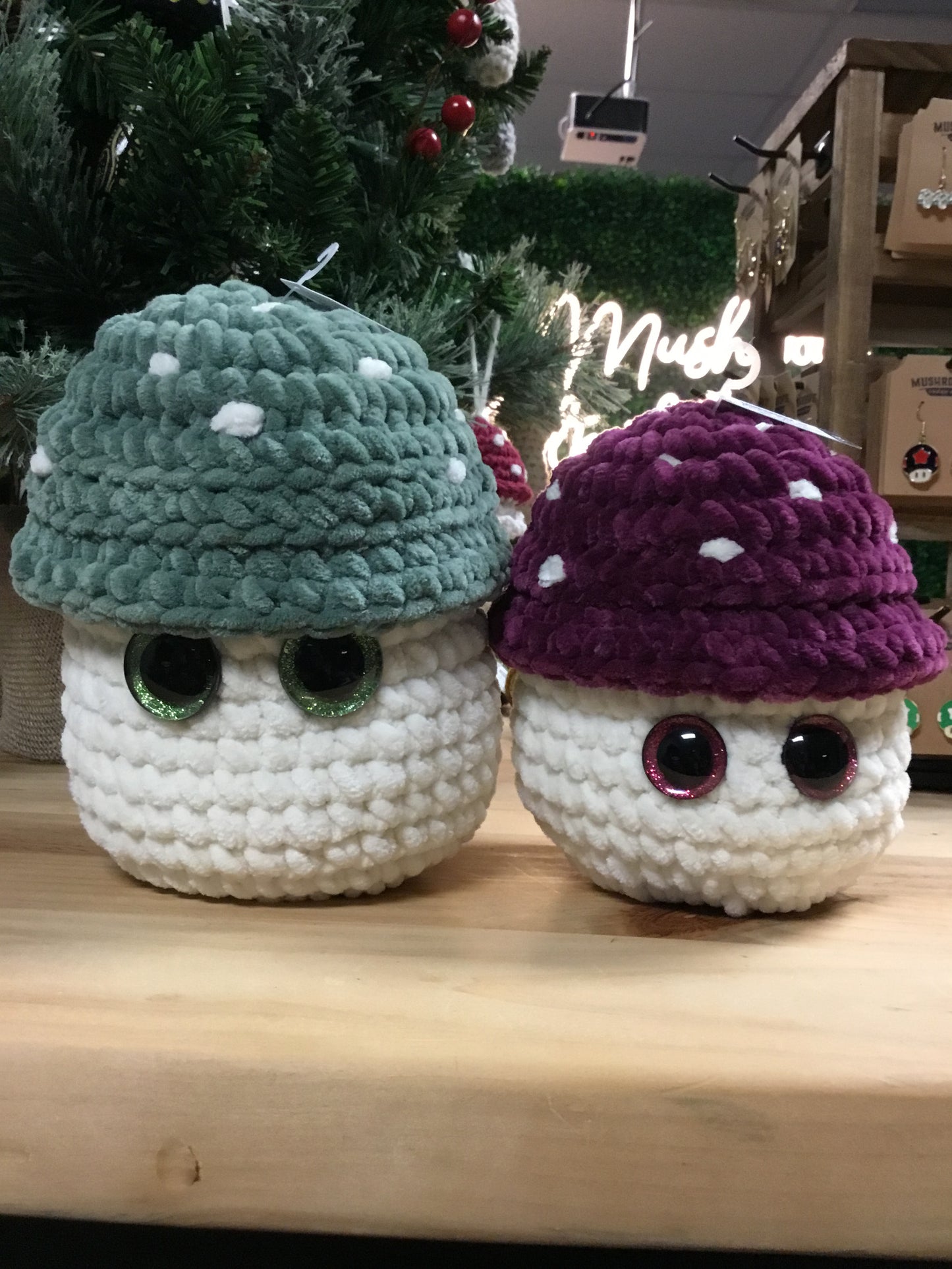 Crochet Mushroom Plush (LARGE)