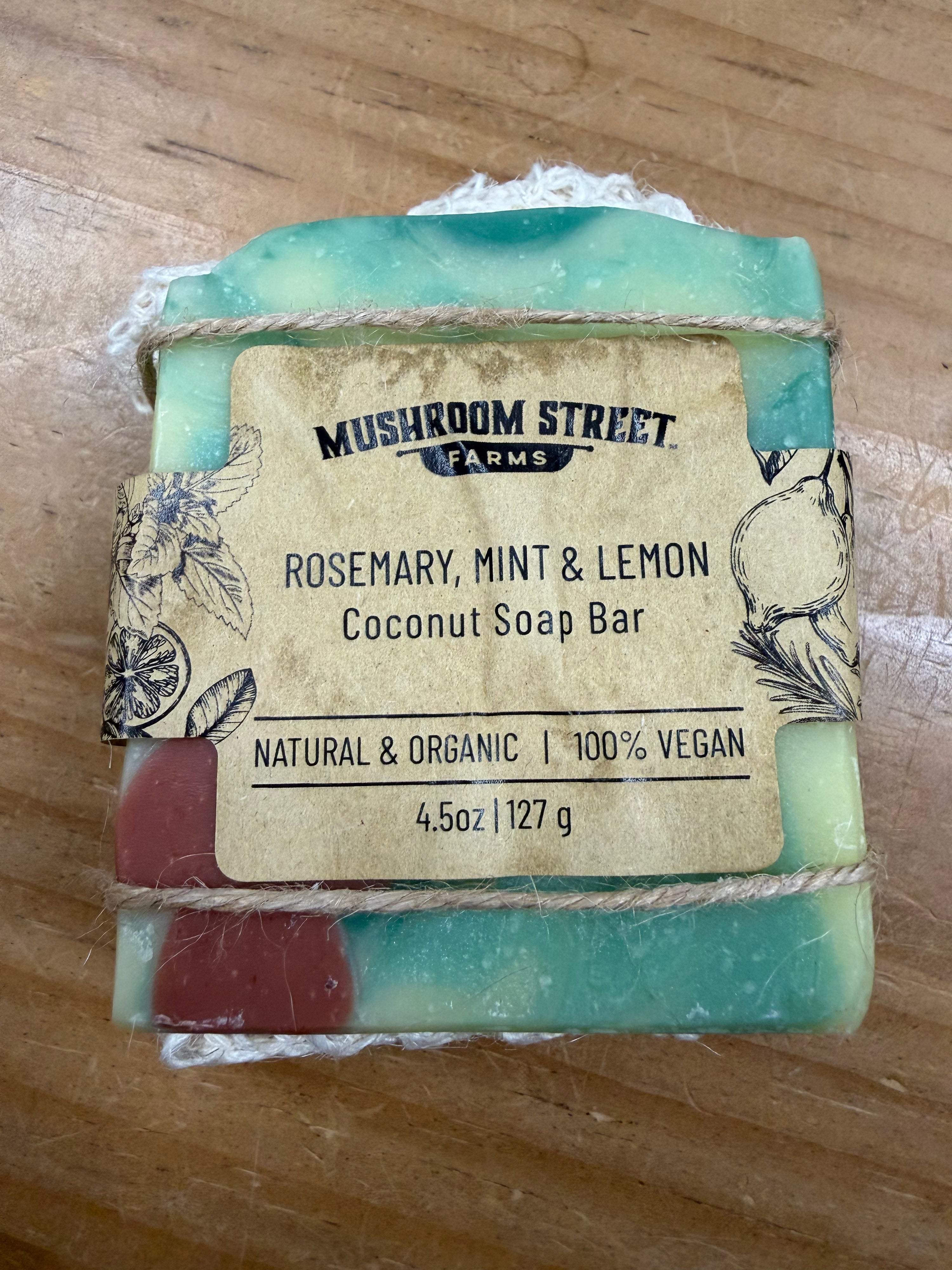 Bar Soap with Scrubbie - Vegan Rad Hippie