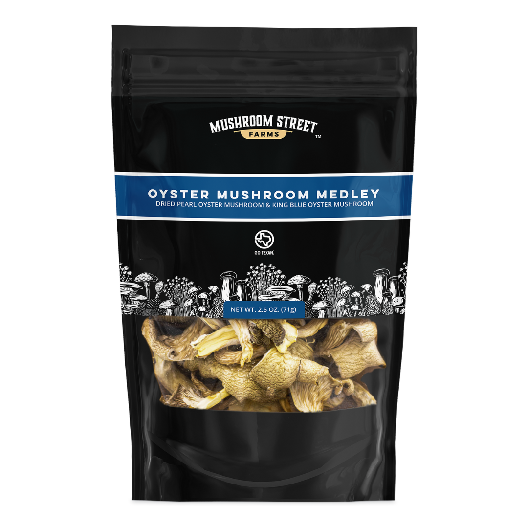 Dried Oyster Mushroom Medley