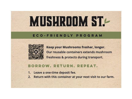 Reusable Mushroom Bins