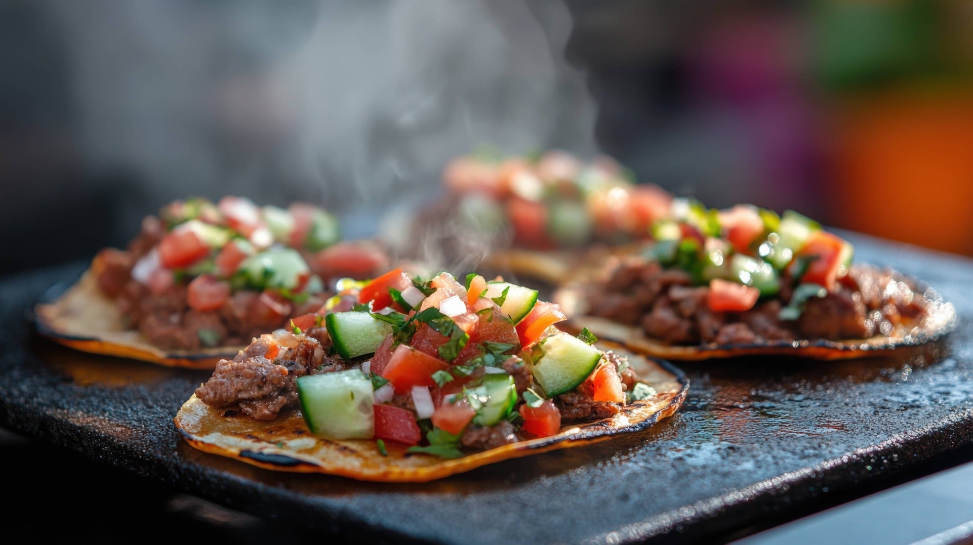Hot vegan tostadas