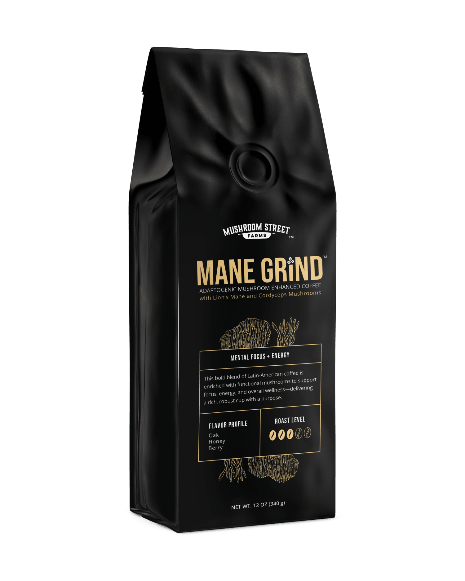 Mane Grind | Adaptogenic Mushroom Enhanced Coffee