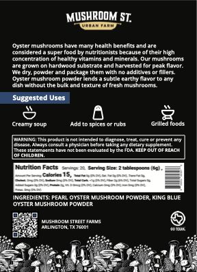 Pure M Oyster Powder Blend